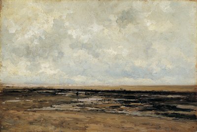 Villerville Strand, Normandië door Carlos de Haes